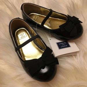 Janie and Jack Patent Bow Flats
